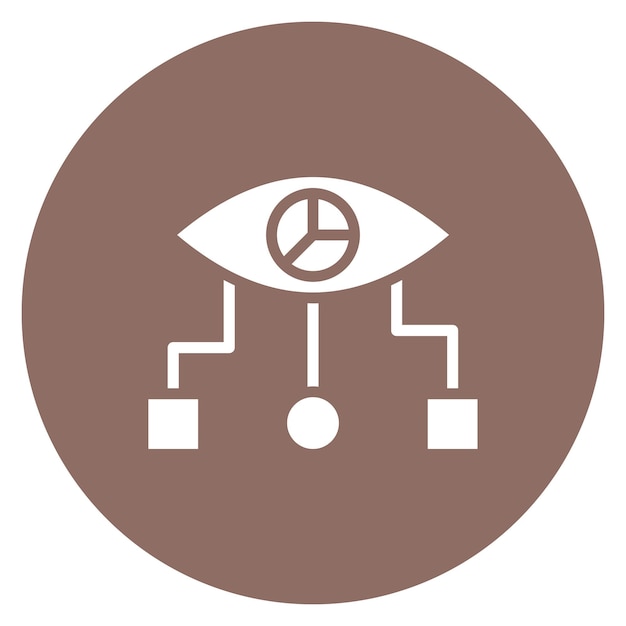 Imagen vectorial de icono de visualización de datos Se puede utilizar para la ciencia de datos