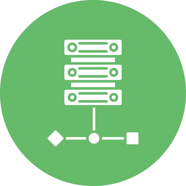 La imagen vectorial del ícono de volumen se puede utilizar para Big Data
