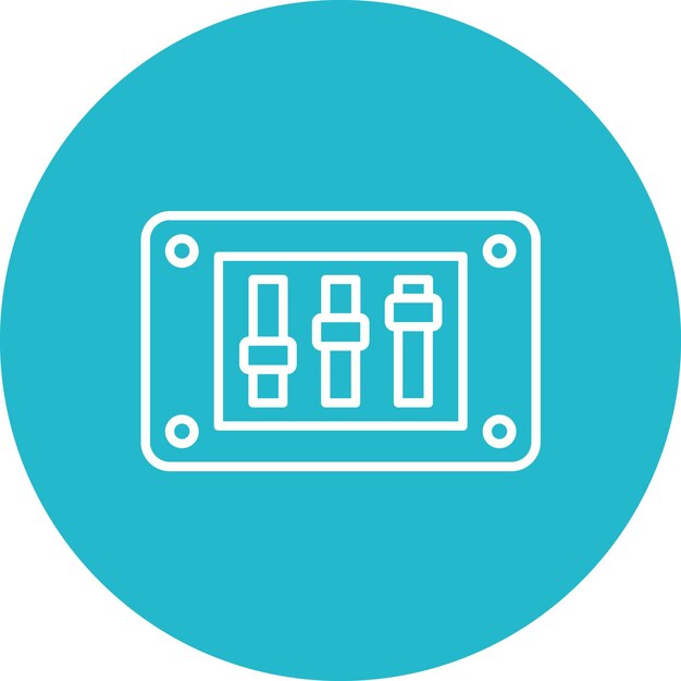 La imagen vectorial del ícono de volumen se puede utilizar para Big Data