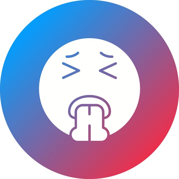 Imagen vectorial del icono del vómito Se puede usar para el parque temático