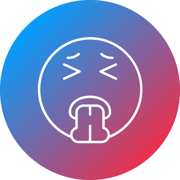 Imagen vectorial del icono del vómito Se puede usar para el parque temático
