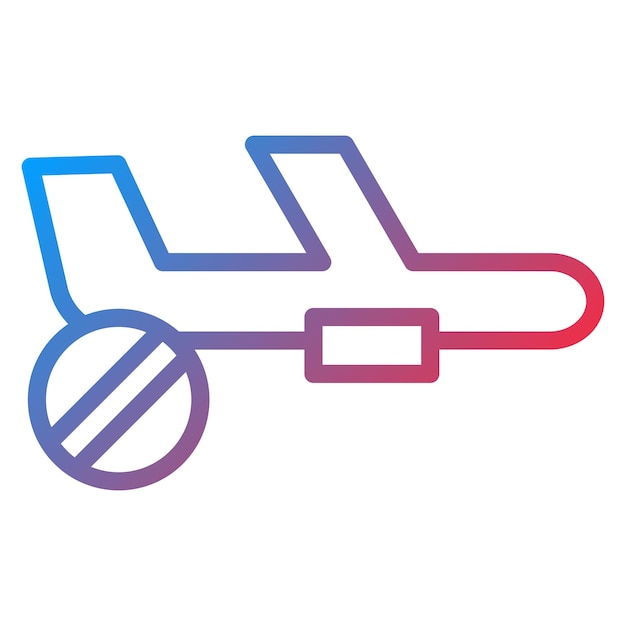 Imagen vectorial del icono de vuelo retrasado Se puede utilizar para la aerolínea
