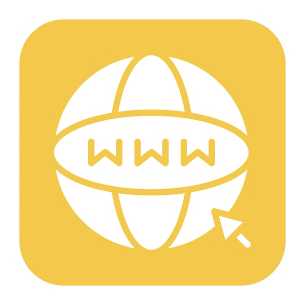 Imagen vectorial de icono web Se puede utilizar para nuevos medios