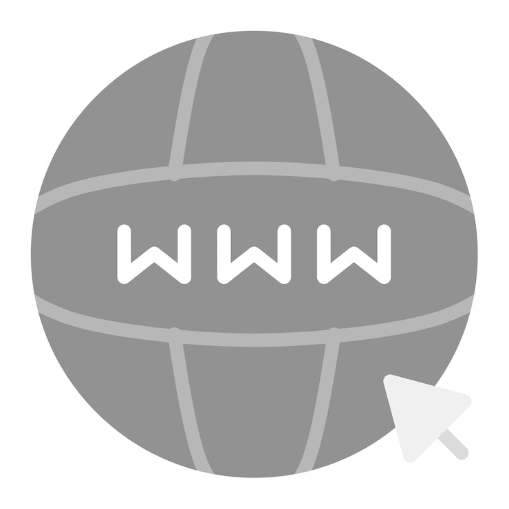 Vector imagen vectorial de icono web puede utilizarse para nuevos medios