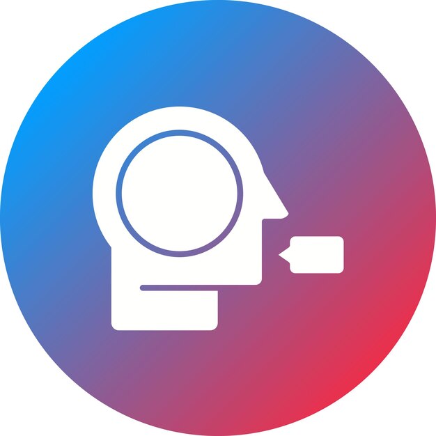 Imagen vectorial del icono de Word Of Mouth Se puede utilizar para el marketing de influencers