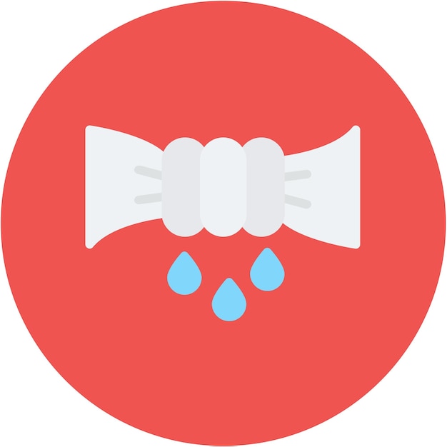 Imagen vectorial del icono de Wring Se puede utilizar para las características de la tela