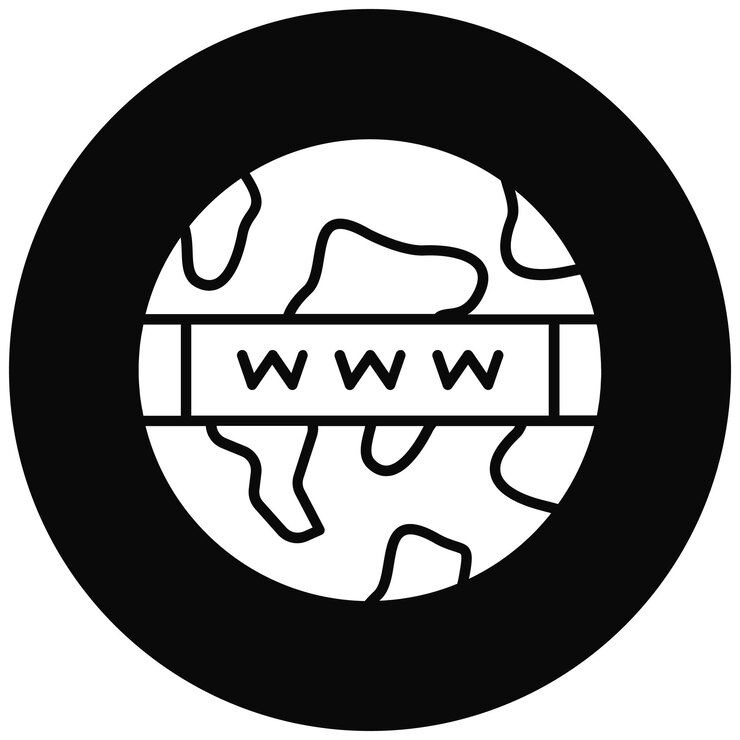 Vector imagen vectorial de icono www se puede usar para alojamiento web