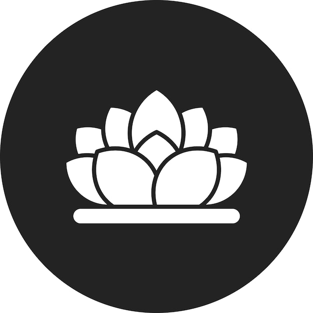 Imagen vectorial de icono de yoga Se puede usar para Fitness en el hogar