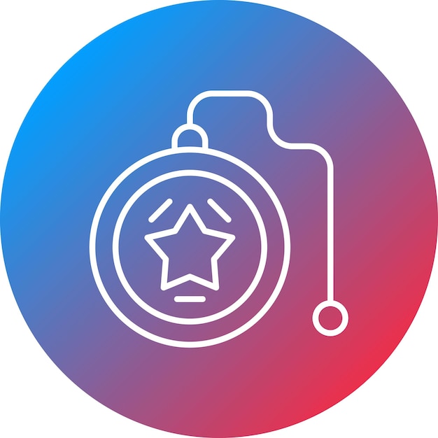 La imagen vectorial del icono Yoyo se puede usar para entretenimiento