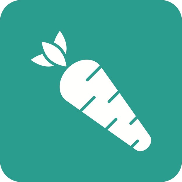 La imagen vectorial del icono de las zanahorias se puede utilizar para la agricultura
