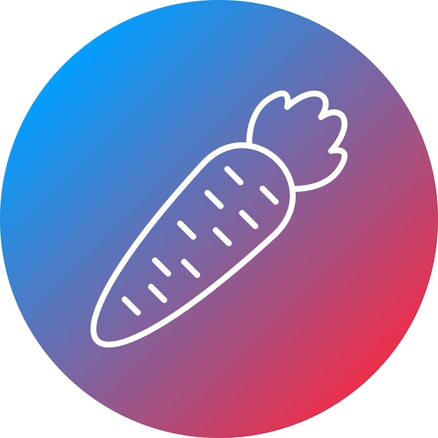 La imagen vectorial del icono de las zanahorias se puede utilizar para Village