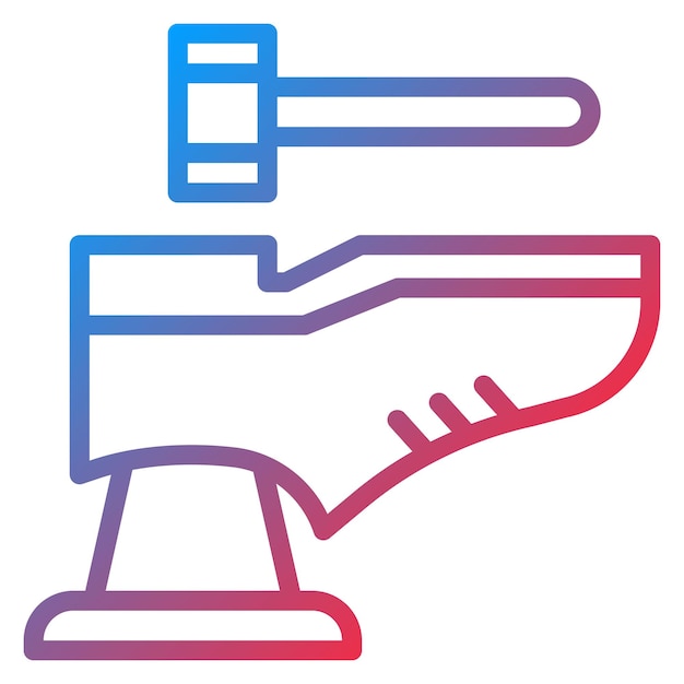 Imagen vectorial del icono del zapatero Se puede usar para Shoemaker