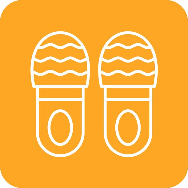 Imagen vectorial del icono de la zapatilla Se puede utilizar para la ropa