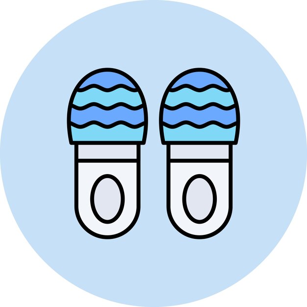 Imagen vectorial del icono de la zapatilla Se puede utilizar para la ropa