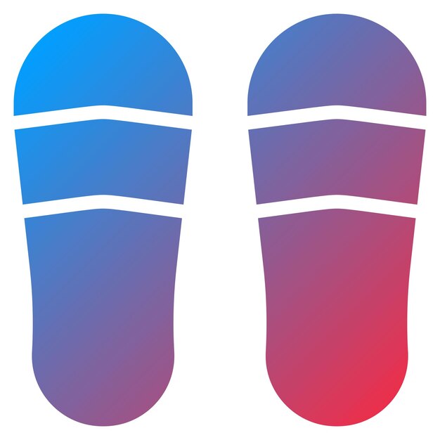 Imagen vectorial del icono de las zapatillas Se puede usar para el hogar de ancianos