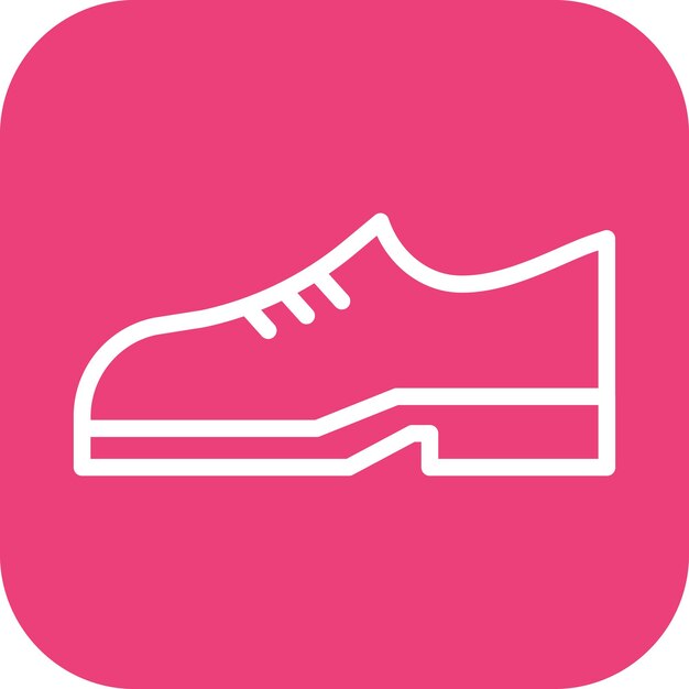 Imagen vectorial del icono del zapato Se puede usar para Shoemaker