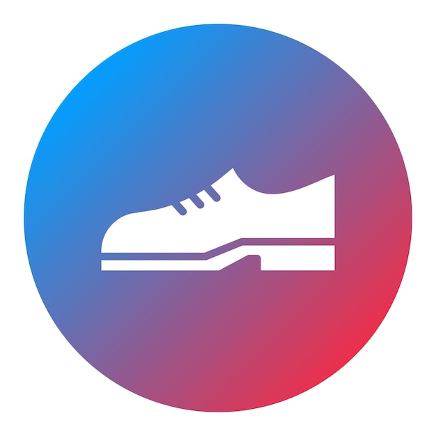 Imagen vectorial del icono del zapato Se puede usar para Shoemaker