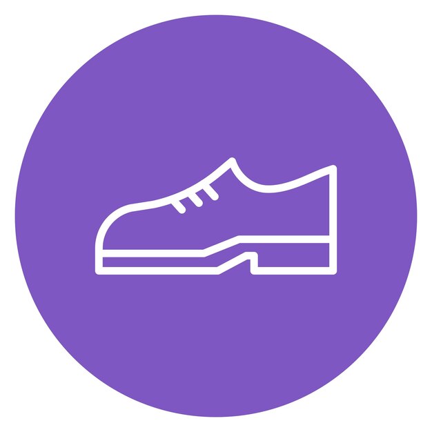 Imagen vectorial del icono del zapato Se puede usar para Shoemaker