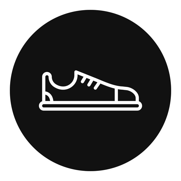 Imagen vectorial del icono de los zapatos de aproximación Se puede utilizar para la escalada en roca