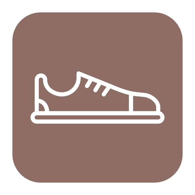 Imagen vectorial del icono de los zapatos de aproximación Se puede utilizar para la escalada en roca