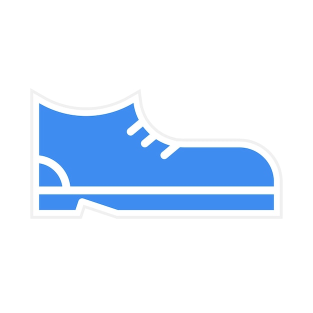 Imagen vectorial del icono de los zapatos de boliche Se puede usar para el boliche