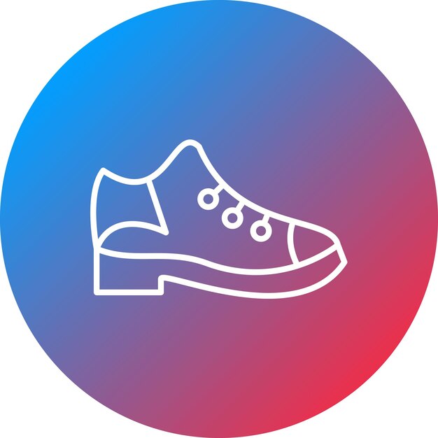 Imagen vectorial de icono de zapatos casuales Se puede usar para Moda