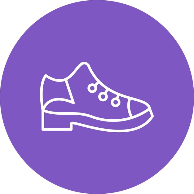 Imagen vectorial de icono de zapatos casuales Se puede usar para Moda