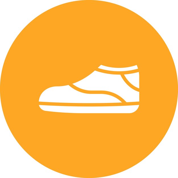 Imagen vectorial del icono de los zapatos de correr Se puede usar para el bienestar físico