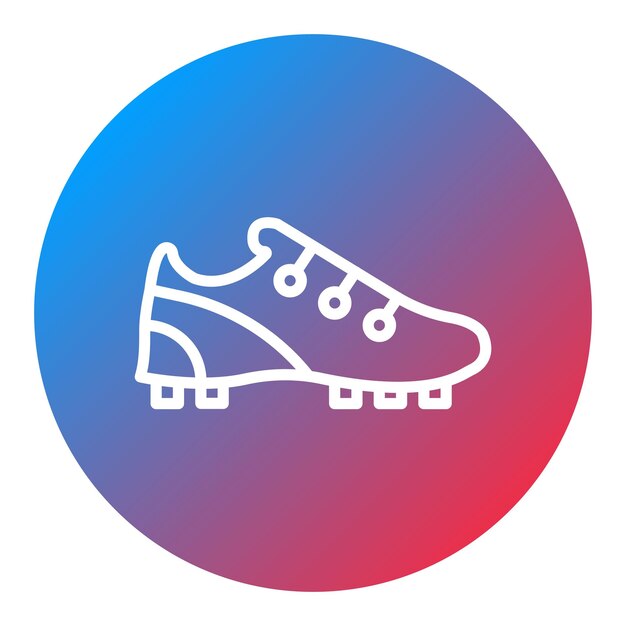 Imagen vectorial del icono de los zapatos de golf Se puede usar para el golf