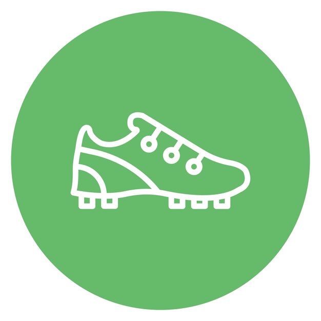Imagen vectorial del icono de los zapatos de golf Se puede usar para el golf