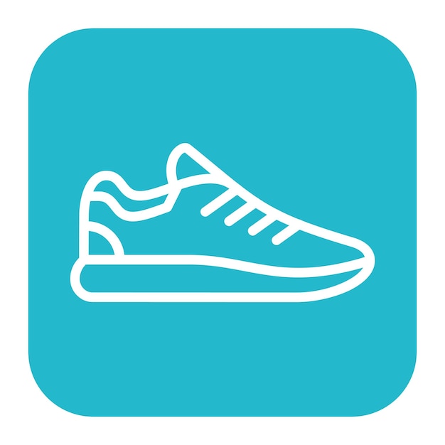 La imagen vectorial del icono de los zapatos se puede usar para los sin techo