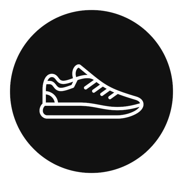 La imagen vectorial del icono de los zapatos se puede usar para los sin techo