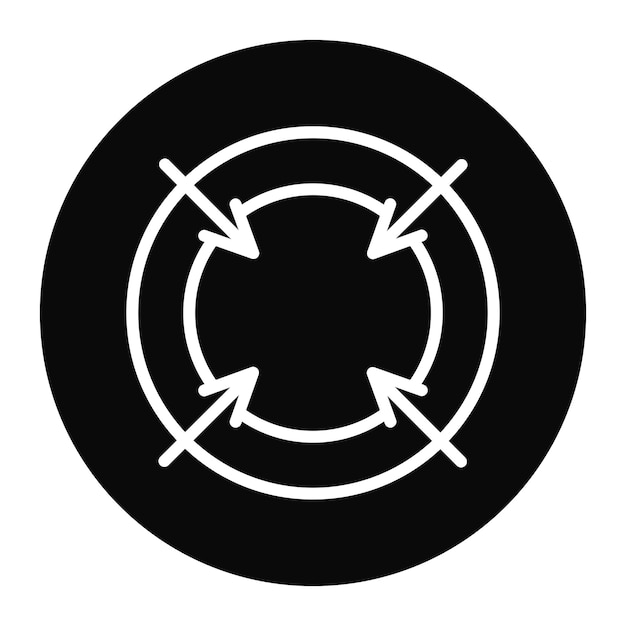 Imagen vectorial del icono de la Zona Azul Se puede usar para Battle Royale