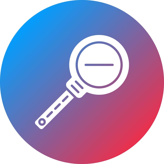 La imagen vectorial del icono de zoom se puede utilizar para las herramientas