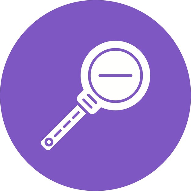 La imagen vectorial del icono de zoom se puede utilizar para las herramientas
