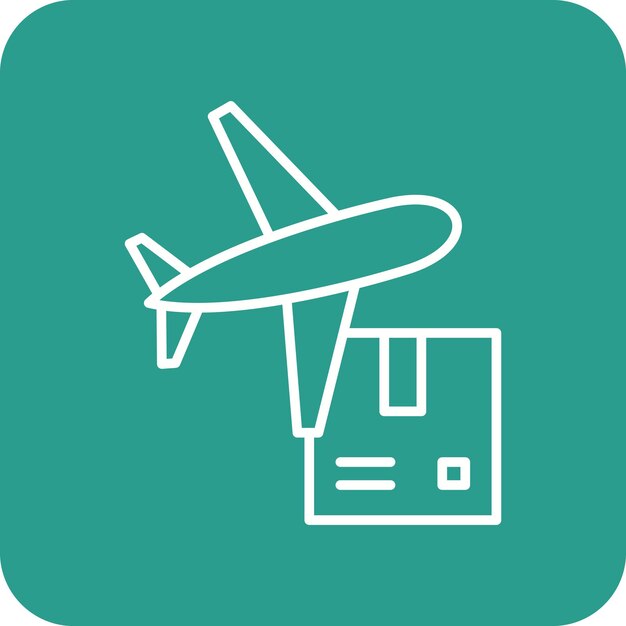 Imagen vectorial de íconos aéreos puede utilizarse para el comercio electrónico