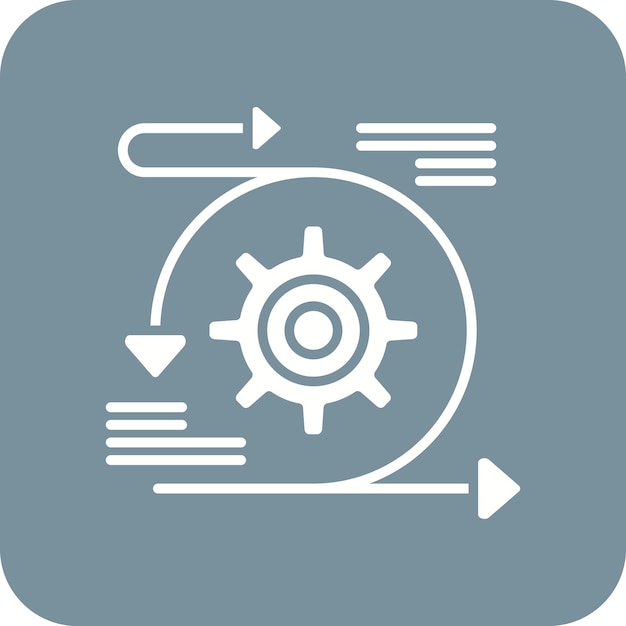 Imagen vectorial de íconos ágil Puede utilizarse para la programación informática