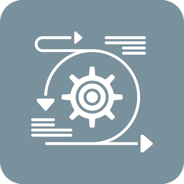 Vector imagen vectorial de íconos ágil puede utilizarse para la programación informática