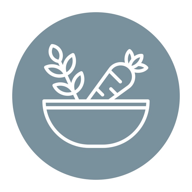 Imagen vectorial de íconos de alimentos naturales Puede utilizarse para la nutrición