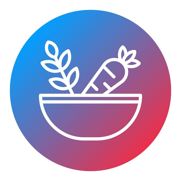 Imagen vectorial de íconos de alimentos naturales Puede utilizarse para la nutrición