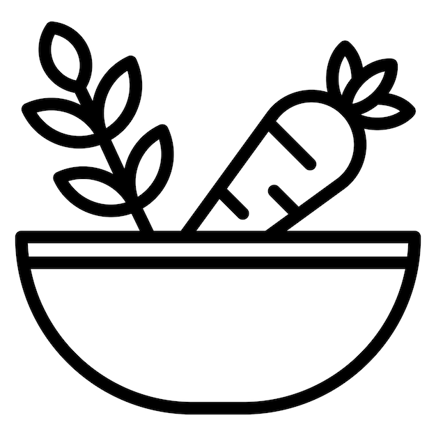 Imagen vectorial de íconos de alimentos naturales Puede utilizarse para la nutrición