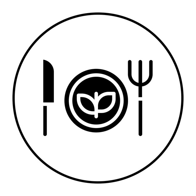 Imagen vectorial de iconos de alimentos veganos Se puede utilizar para la nutrición