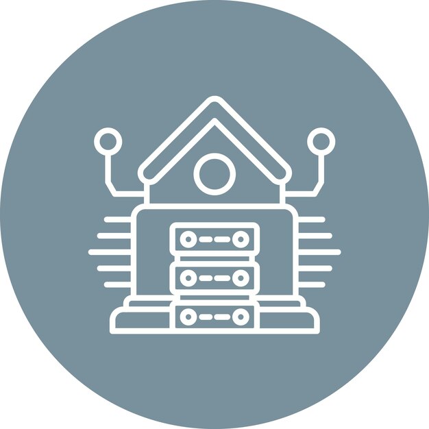 Imagen vectorial de iconos de almacenamiento de datos de marketing Se puede utilizar para la agencia de medios