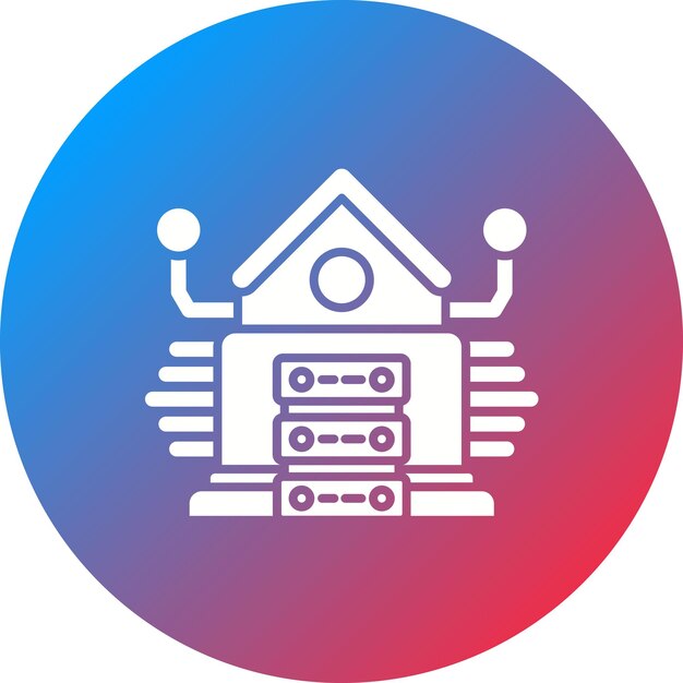 Imagen vectorial de iconos de almacenamiento de datos de marketing Se puede utilizar para la agencia de medios