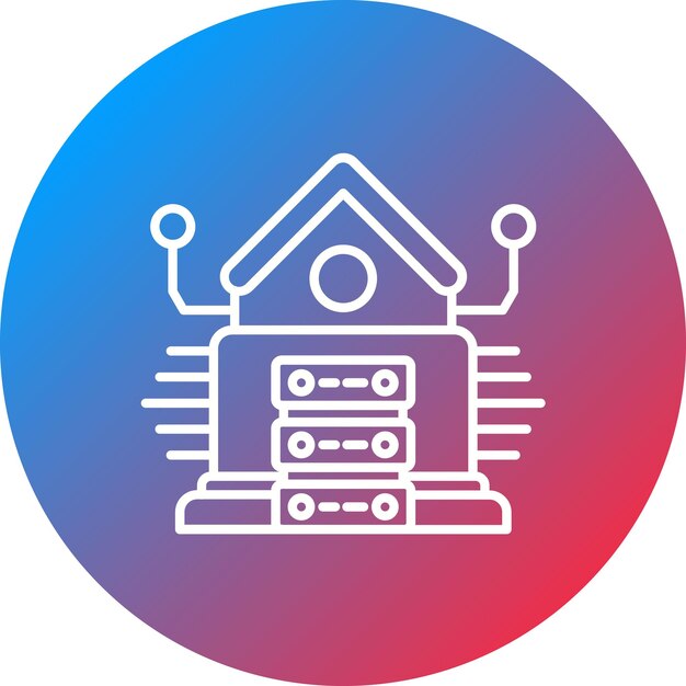 Imagen vectorial de iconos de almacenamiento de datos de marketing Se puede utilizar para la agencia de medios