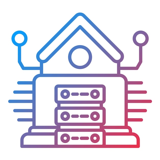 Imagen vectorial de iconos de almacenamiento de datos de marketing Se puede utilizar para la agencia de medios