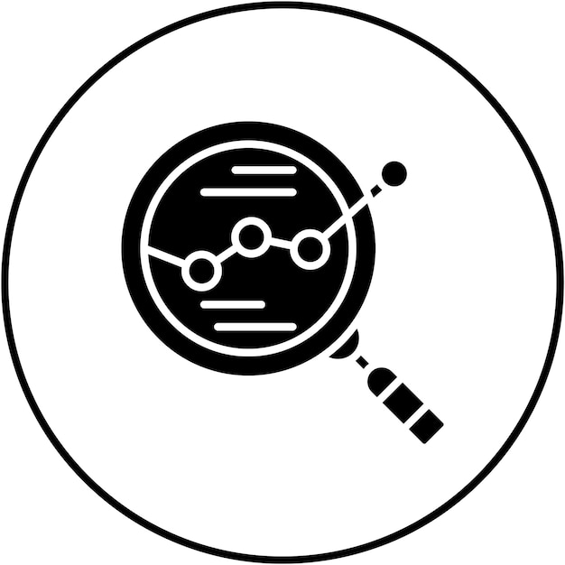 Imagen vectorial de íconos de análisis comparativo Se puede utilizar para Big Data