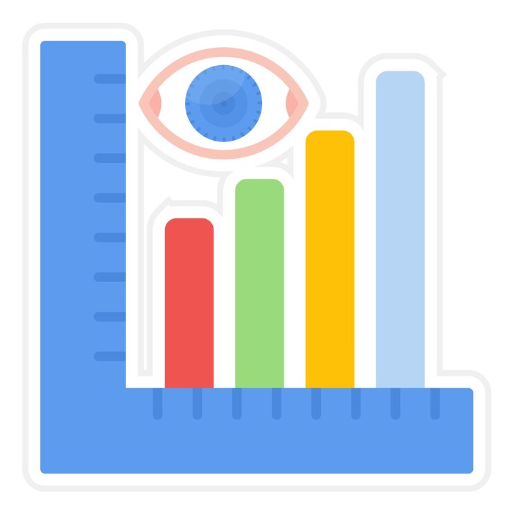 Vector imagen vectorial de íconos de análisis descriptivo se puede utilizar para big data
