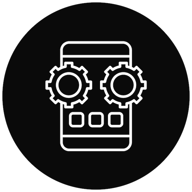 Imagen vectorial de íconos de aplicaciones móviles Se puede utilizar para la experiencia del usuario