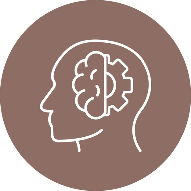 Imagen vectorial de íconos de aprendizaje profundo Se puede utilizar para el análisis de datos